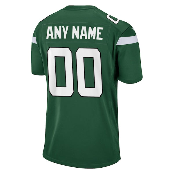 New York Jets Nike Game Custom Jersey - Gotham Green