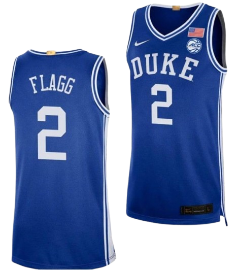 Cooper Flagg Duke Blue Devils Nike Youth #2 Basketball Jersey - Blue
