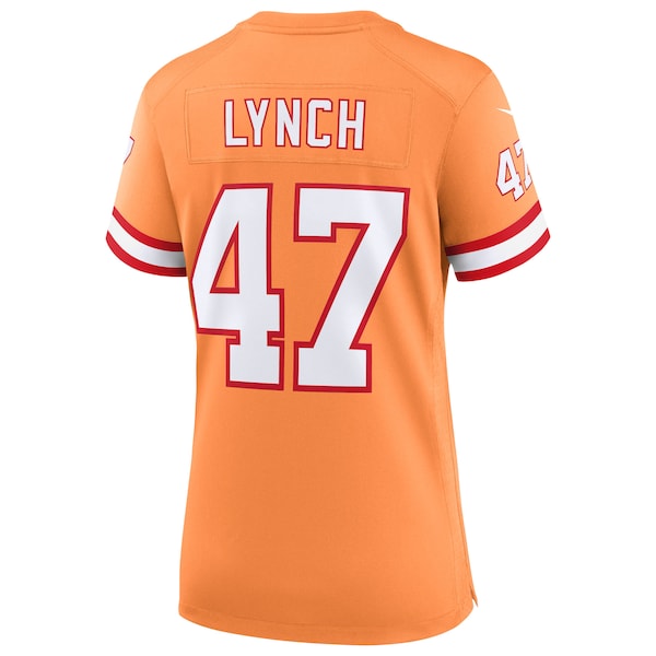 John Lynch  Tampa Bay Buccaneers Nike Women's 50th Season Game Jersey - Creamsicle/Red