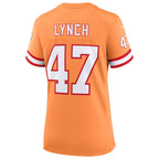 John Lynch  Tampa Bay Buccaneers Nike Women's 50th Season Game Jersey - Creamsicle/Red