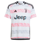 Dušan Vlahović Juventus adidas Youth 2023/24 Away Replica Jersey - White