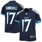 Ryan Tannehill Tennessee Titans Nike Youth Game Jersey - Navy/Light Blue