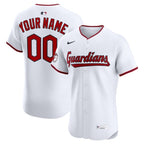 Cleveland Guardians Nike Home Elite Custom Jersey - White
