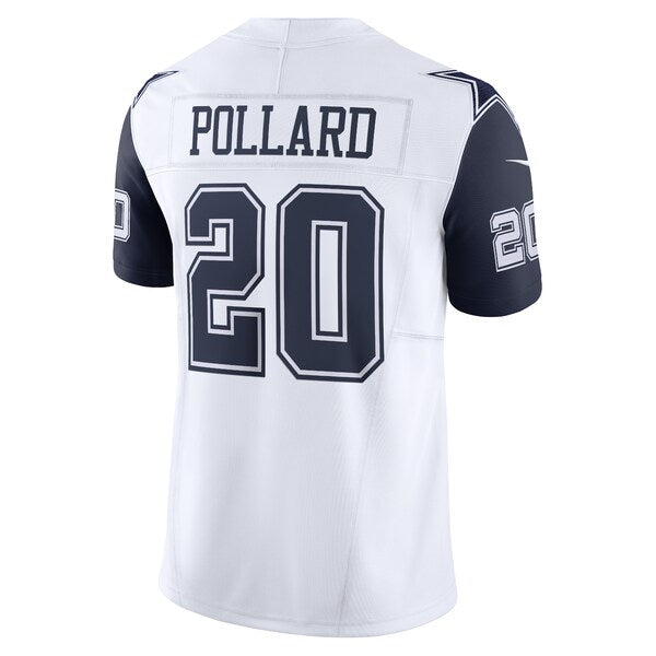 Tony Pollard Dallas Cowboys Nike Vapor F.U.S.E. Limited Jersey - White/Navy