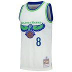 Steve Smith Atlanta Hawks Chainstitch Swingman Jersey - Cream