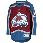 Nathan MacKinnon Colorado Avalanche Youth Home Replica Player Jersey - Burgundy