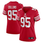 Alfred Collins San Francisco 49ers Nike Women's Team Game Jersey -  Scarlet