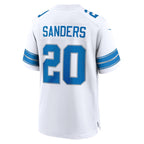 Barry Sanders Detroit Lions Nike Retired Player Game Jersey - White/Black/Blue