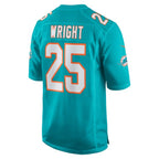 Jaylen Wright Miami Dolphins Nike  Game Jersey -  Aqua