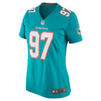 Rashard Lawrence Miami Dolphins Nike Women's Team Game Jersey -  Aqua