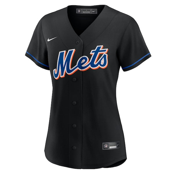 Pete Alonso New York Mets Nike Women's 2022 Alternate Replica Player Jersey - Black