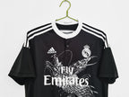 Cristiano Ronald Los Merengues 2014-15 Second Away Vintage Jersey - Black Dragon