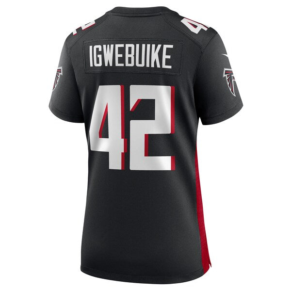 Godwin Igwebuike Atlanta Falcons Nike Women's  Game Jersey -  Black