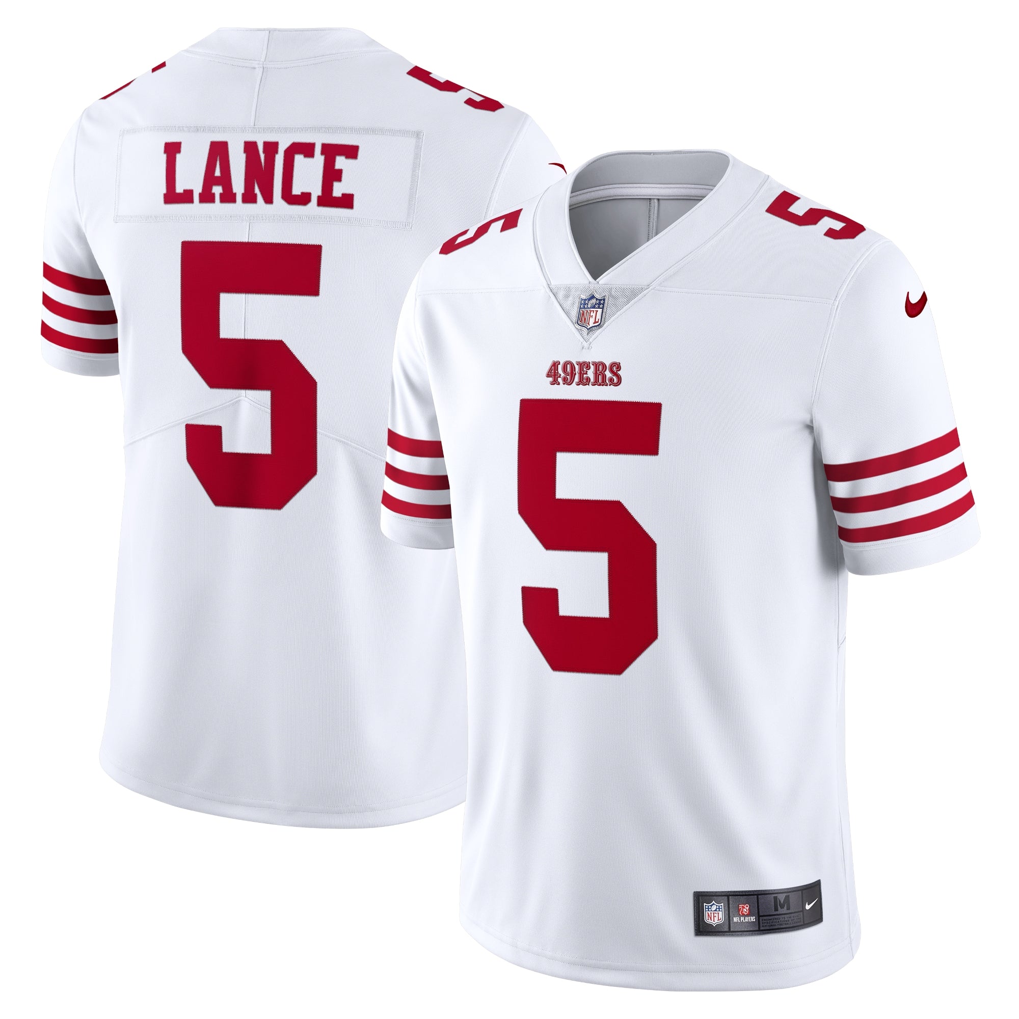 Trey Lance San Francisco 49ers Nike Vapor Limited Jersey - Scarlet/Red/White