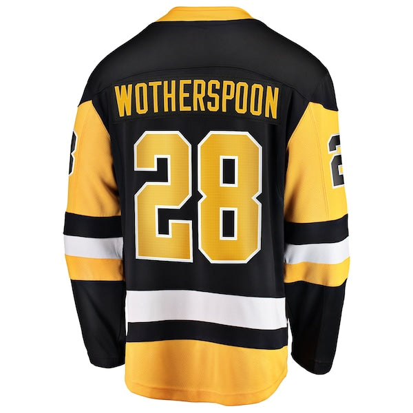 Parker Wotherspoon Pittsburgh Penguins  Home Breakaway Jersey - Black