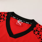 Puma Short Sleeve Training Jersey Set-PD02- Red/Black