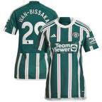 Aaron Wan-Bissaka Manchester United adidas Women's 2023/24 Away Replica Player Jersey - Green