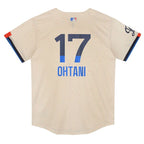 Shohei Ohtani Los Angeles Dodgers Nike Preschool 2024 City Connect Limited Player Jersey - Cream