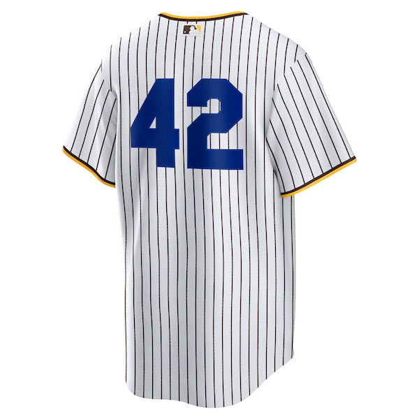 San Diego Padres Nike Home  2025 Jackie Robinson Day Replica Jersey - White
