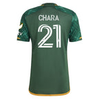 Diego Chara Portland Timbers adidas 2023 Portland Plaid Kit Authentic Jersey - Green