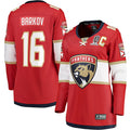 Aleksander Barkov Florida Panthers  Women's 2025 Stanley Cup Champions Breakaway Jersey - Red