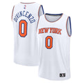 Donte DiVincenzo New York Knicks  Fast Break Replica Player Jersey - Association Edition - White