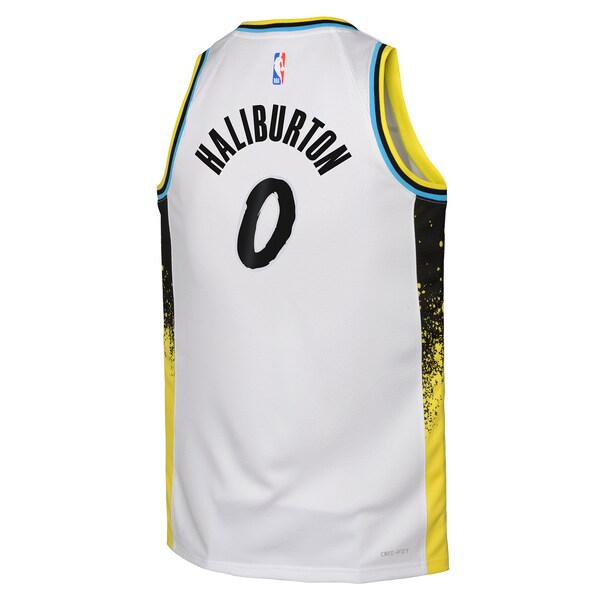 Tyrese Haliburton Indiana Pacers Nike Youth 2024/25 Swingman Player Jersey - City Edition - White