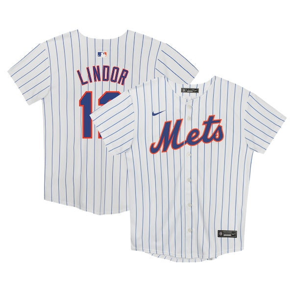 Francisco Lindor New York Mets Nike Preschool Home Game Jersey - White