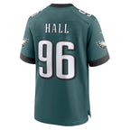 Gabe Hall Philadelphia Eagles Nike Team Game Jersey - Midnight Green