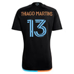 Thiago Martins New York City FC adidas 2024 24/7 Kit Replica Player Jersey - Black