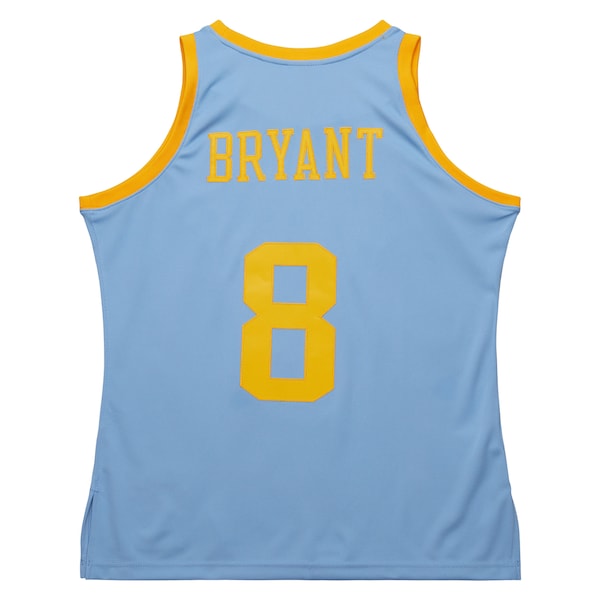 Men's Los Angeles Lakers Kobe Bryant Powder Blue 2001/02 Hardwood Classics Authentic Player Jersey