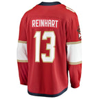Sam Reinhart Florida Panthers  2025 Stanley Cup Champions Breakaway Jersey - Red