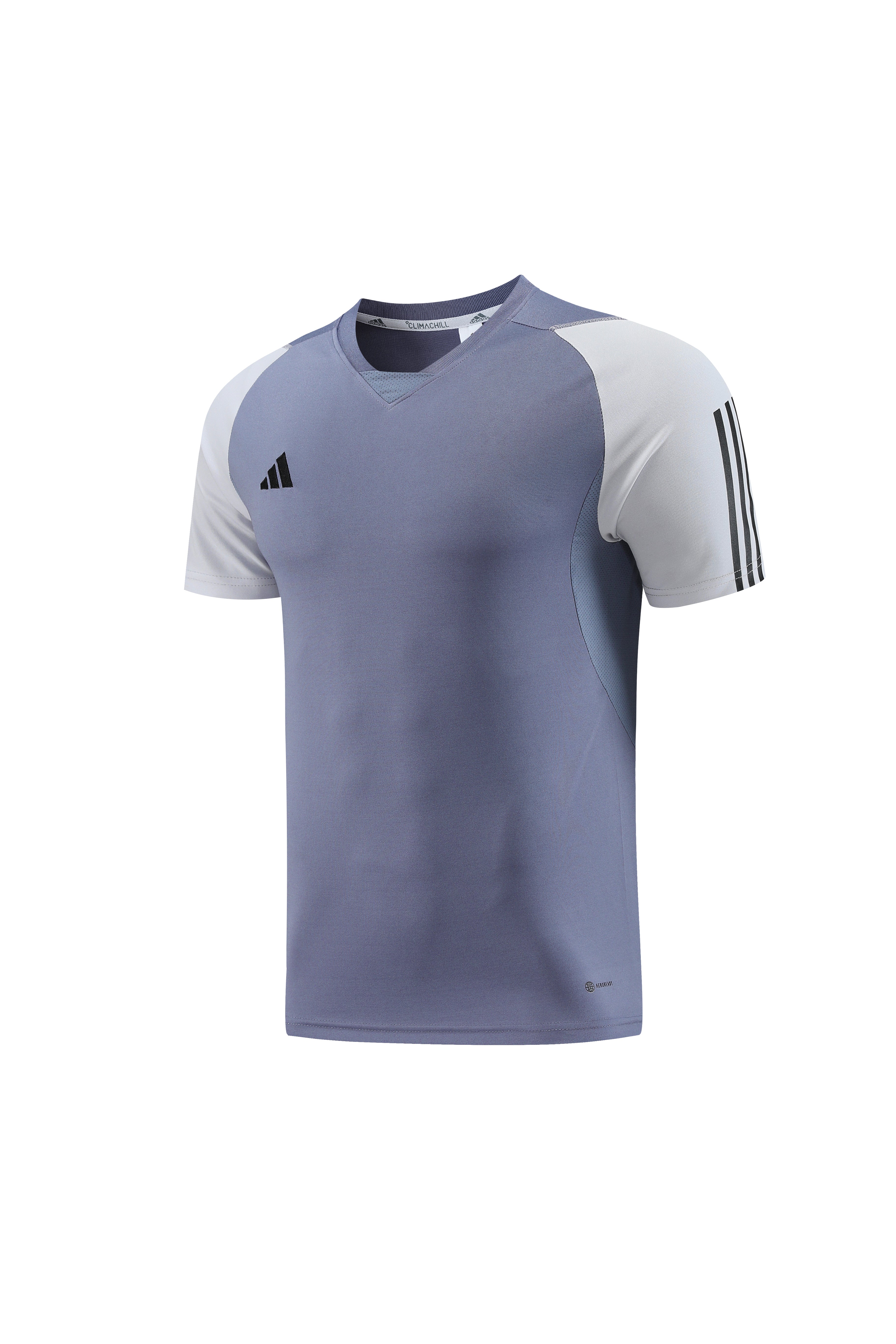 Adidas Short Sleeve Training Jersey Set - AD03- Light Gray