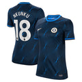 Christopher Nkunku Chelsea Nike Women's 2023/24 Away Stadium Replica Player Jersey - Navy/Blue