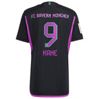 Harry Kane Bayern Munich adidas 2023/24 Away Authentic Player Jersey - Black/White
