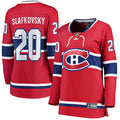 Juraj Slafkovsky Montreal Canadiens  Women's Home Premier Breakaway Player Jersey - Red