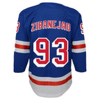 Mika Zibanejad New York Rangers Youth Home Premier Player Jersey - Blue