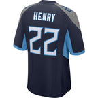 Derrick Henry Tennessee Titans Nike Game Jersey - Navy/Light Blue