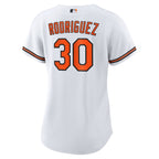 Grayson Rodriguez Baltimore Orioles Nike Women's Home Replica Jersey - White