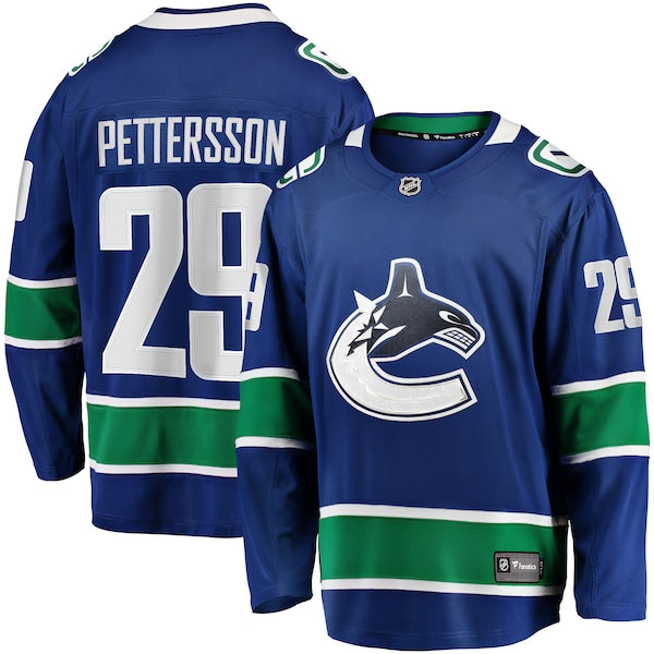 Marcus Pettersson Vancouver Canucks  Home Breakaway Jersey - Blue