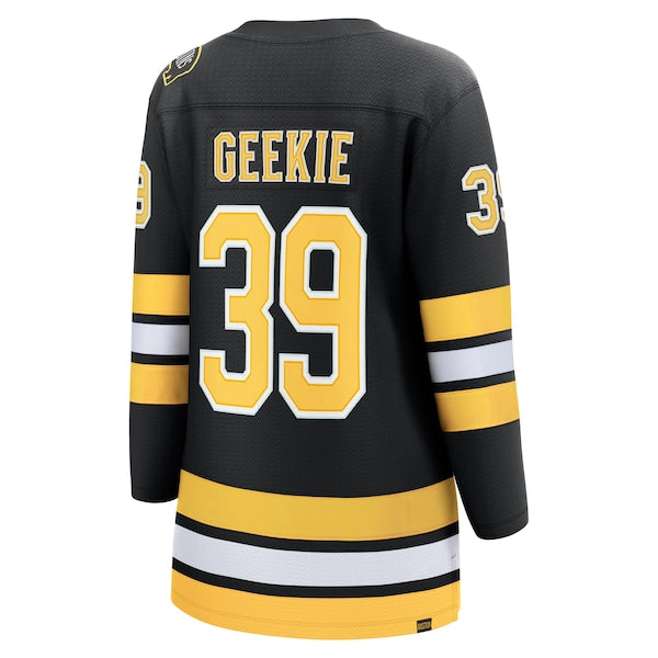 Morgan Geekie Boston Bruins  Women's Home Breakaway Player Jersey - Black
