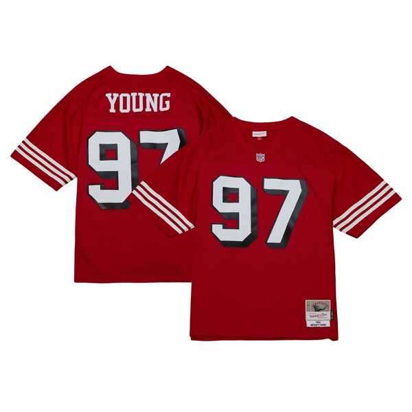 Bryant Young San Francisco 49ers Legacy Replica Jersey - Scarlet/White