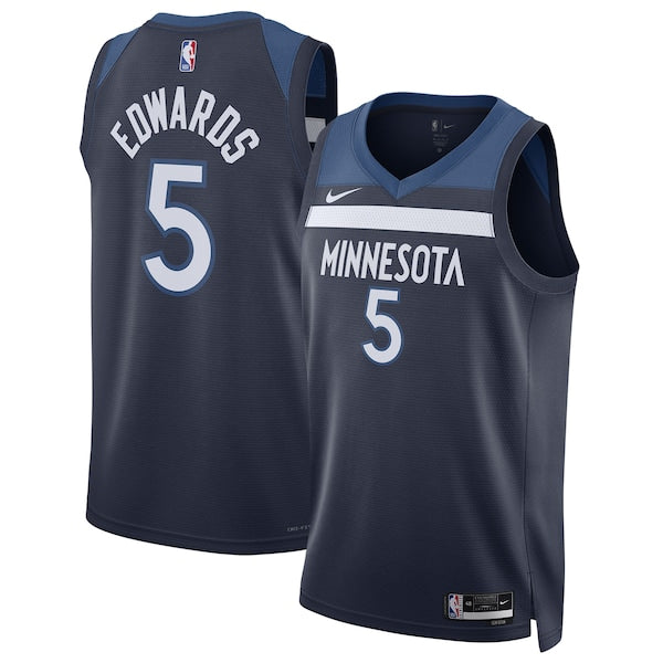 Anthony Edwards Minnesota Timberwolves Nike Unisex Swingman Jersey - Icon Edition - Navy