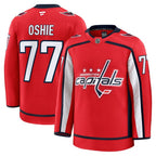TJ Oshie Washington Capitals  Home Premium Jersey - Red/Black