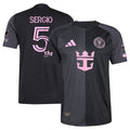 Sergio Busquets Inter Miami CF adidas 2025 The Fortitude Kit Authentic Player Jersey - Black