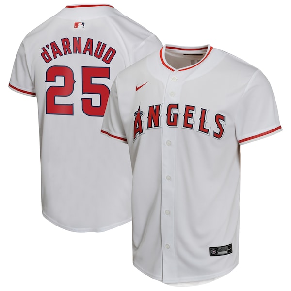 Travis d'Arnaud Los Angeles Angels Nike Youth Home Game Player Jersey - White