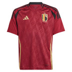 Belgium National Team adidas Youth 2024 Home Replica Jersey - Burgundy