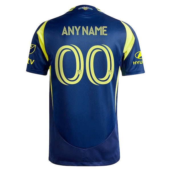 Nashville SC adidas 2025 The Heart Of Nashville Kit Authentic Custom Jersey - Navy