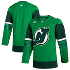 New Jersey Devils adidas 2023 St. Patrick's Day Primegreen Authentic Jersey - Kelly Green