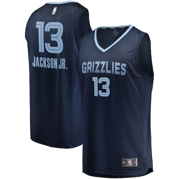 Jaren Jackson Jr. Memphis Grizzlies  Replica Fast Break Jersey - Navy - Icon Edition